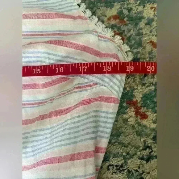 VINEYARD VINES Abacos Stripe Tasse Pastel Sleeveless Wide Leg Jumpsuit. Size 12 - Picture 6 of 10